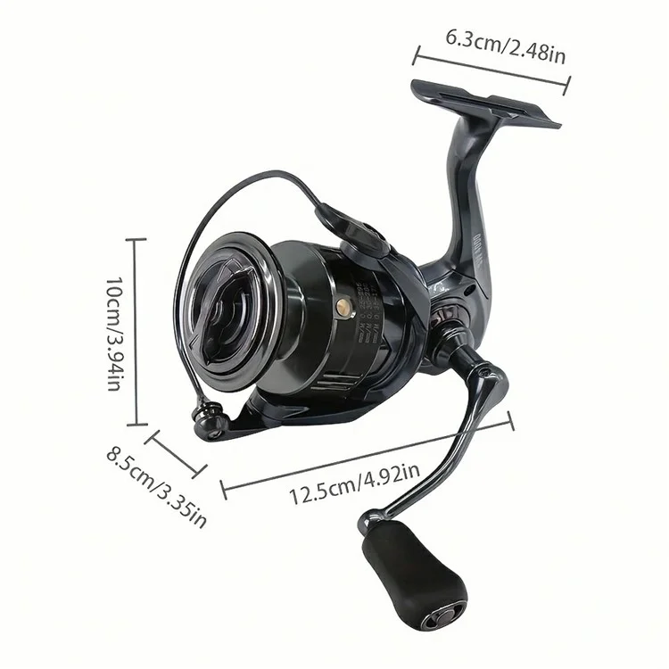A510 SW3000 5+1BB 5:2:1 Molinete de Pesca Portátil Leve com Longo Alcance de Arremesso