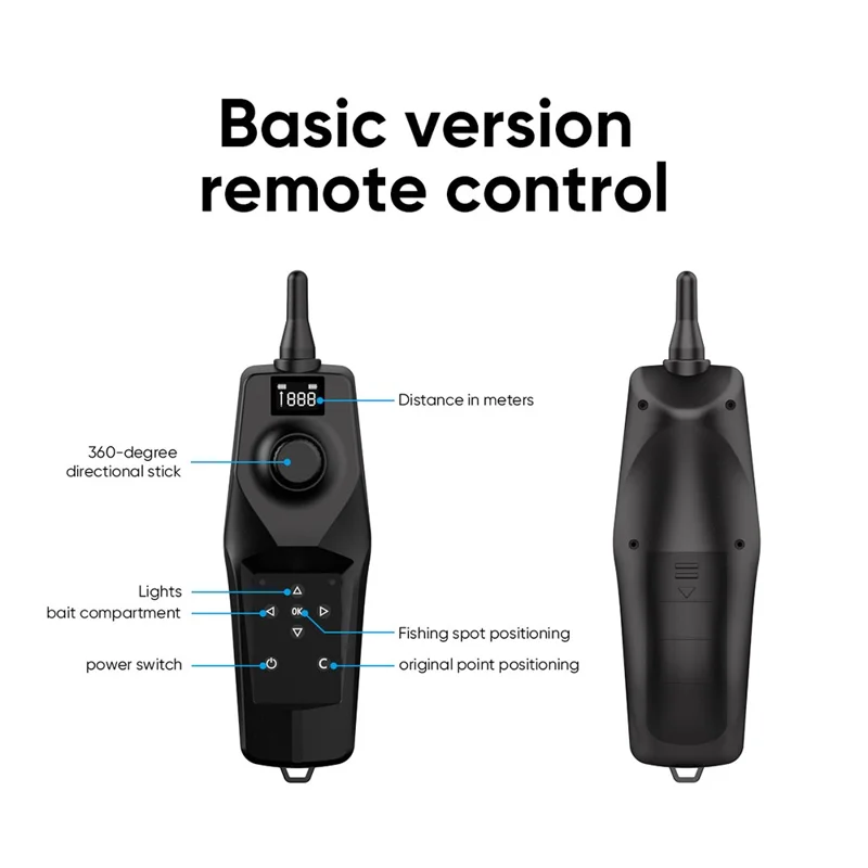 D50B-GPS Versión Avanzada 12V Barco Cebador GPS de Alta Potencia con Liberación de Fondo - Enchufe UE