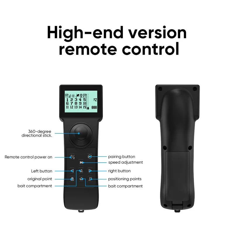 D50B-GPS Versión Avanzada 12V Barco Cebador GPS de Alta Potencia con Liberación de Fondo - Enchufe UE