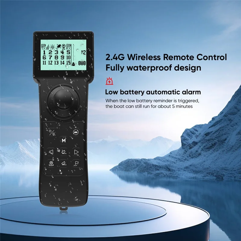 D50B-GPS Versión Avanzada 12V Barco Cebador GPS de Alta Potencia con Liberación de Fondo - Enchufe UE