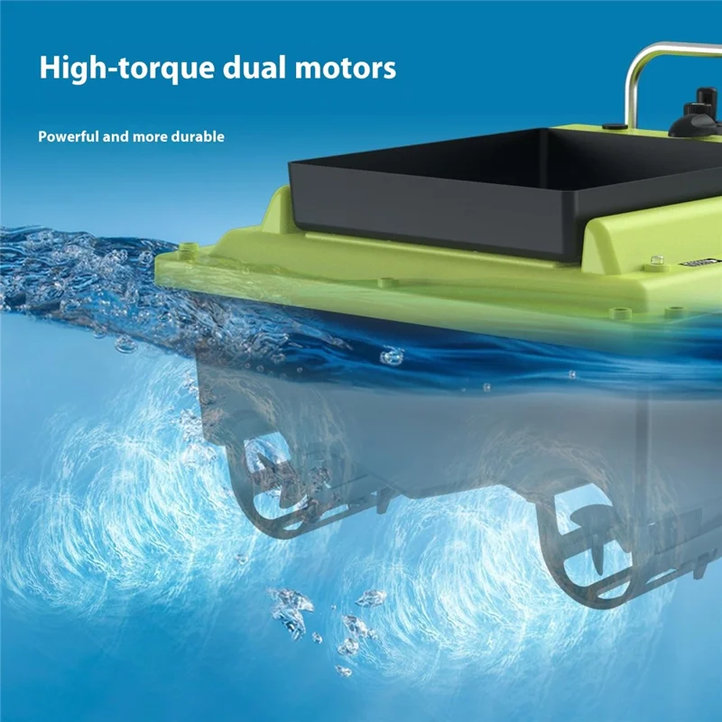 D36B GPS Positioning Fishing Bait Boat Auto Return 2.4G RC Speedboat with Sonar Sensor (with 5200mAh Battery) - US Plug