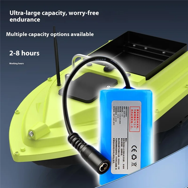 D36B GPS Positioning Fishing Bait Boat Auto Return 2.4G RC Speedboat with Sonar Sensor (with 5200mAh Battery) - US Plug
