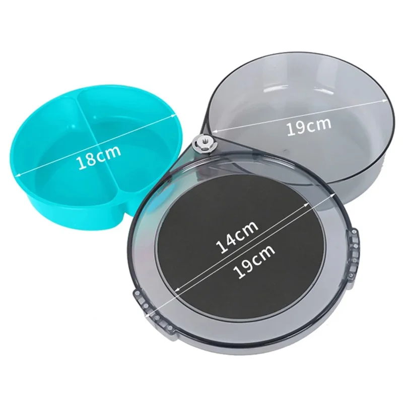 Магнитный лоток для наживки TZ Outdoor Fishing Tools Fishing Bait PC Storage Case - красный