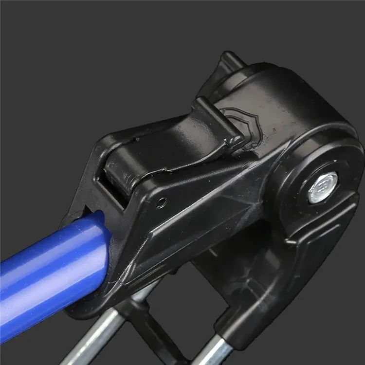 Supporto per canna da pesca telescopica in acciaio inossidabile rinforzato da 2,4 m - Nero