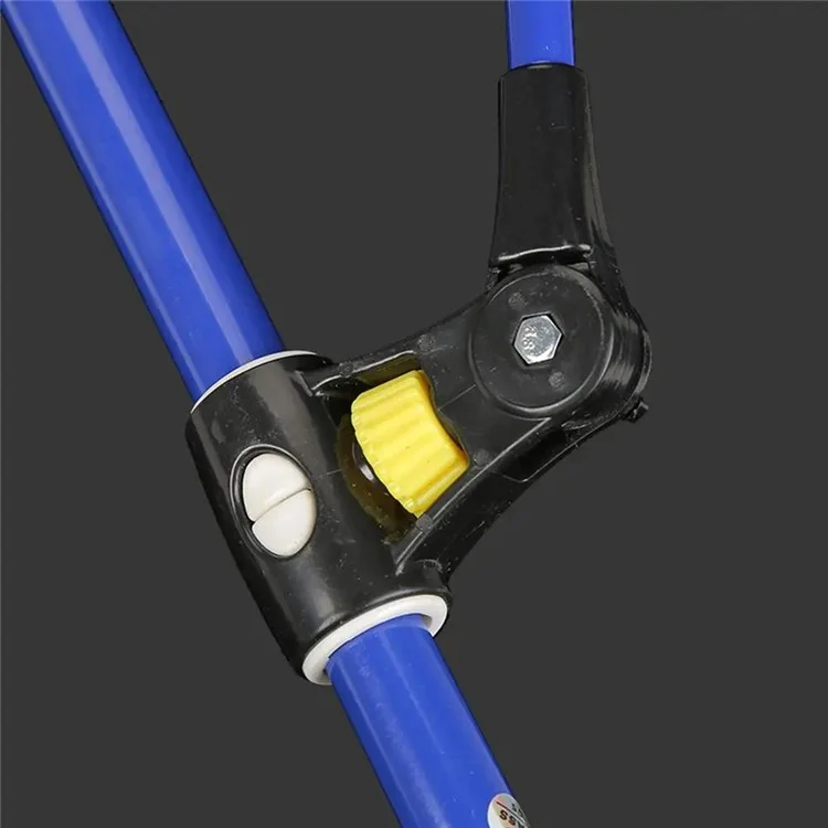 Supporto per canna da pesca telescopica in acciaio inossidabile rinforzato da 2,4 m - Nero