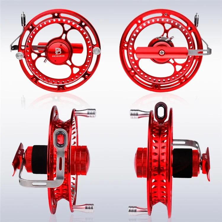 PROBEROS JD99 100mm Moulinet de pêche portable léger en métal - Style A 
