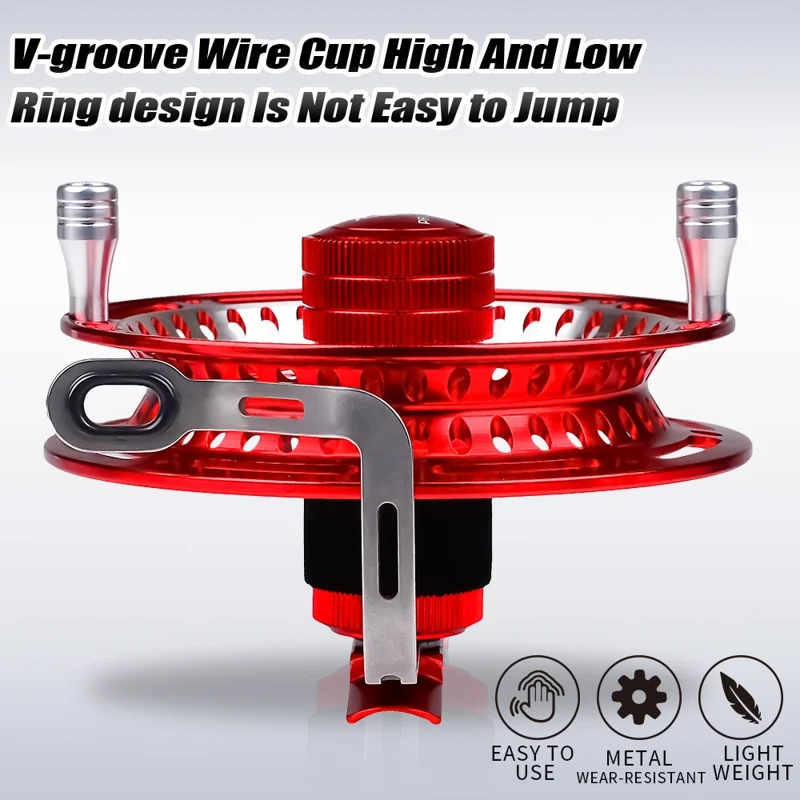 PROBEROS JD85 85mm Portable Lightweight Full Metal Fishing Reel - Style B