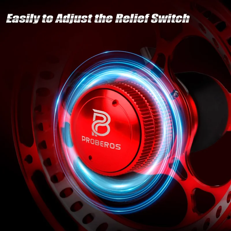 PROBEROS JD85 85mm Portable Lightweight Full Metal Fishing Reel - Style B