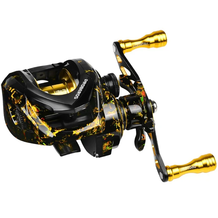 PROBEROS VHA120 7.2:1 High-Speed Baitcasting Reel with Magnetic Brake System, Fishing Reel - Left Hand