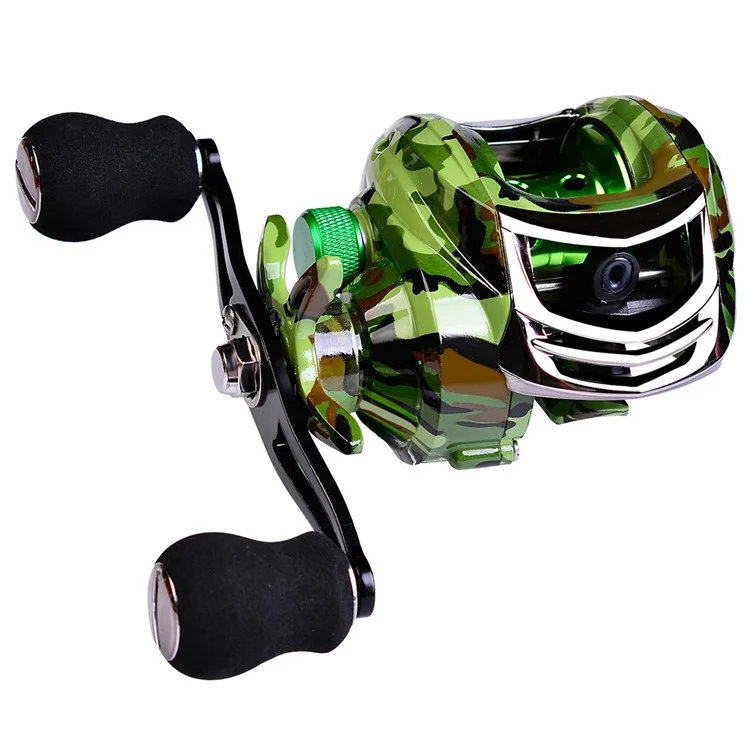 PROBEROS DW131 18+1BB Metal Baitcasting Reel High-Strength Fishing Reel - Mão Direita