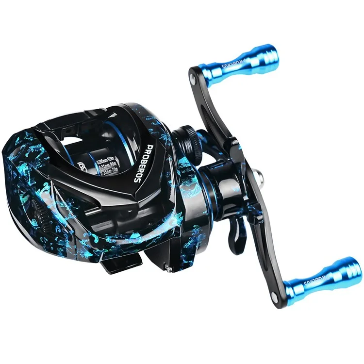 PROBEROS VHB120 Métal Moulinet de Pêche à Bâton 3+1BB Roulement - Main Gauche