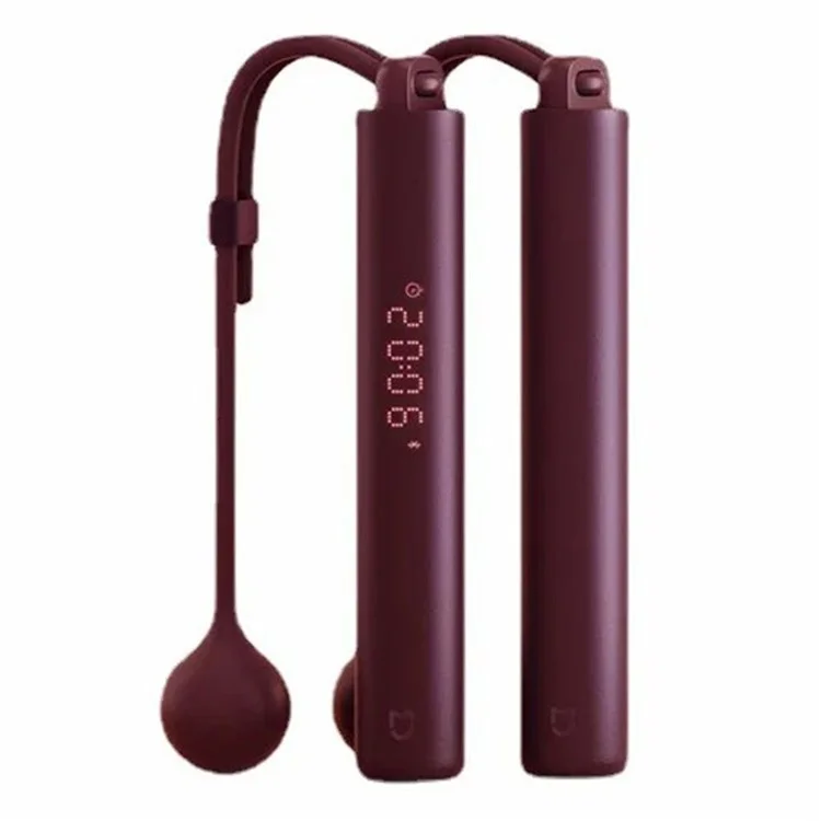 XIAOMI Mijia XMSR-P803 3m Digital Counter Smart Corda de Pular Perder Peso Ferramenta de Exercício - Vermelho Vinho