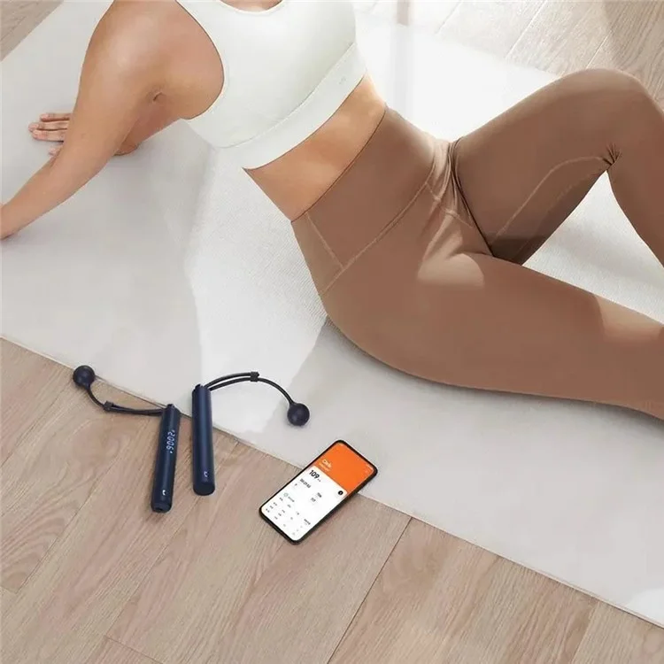 XIAOMI Mijia XMSR-P803 3m Digital Counter Smart Corda de Pular Perder Peso Ferramenta de Exercício - Vermelho Vinho
