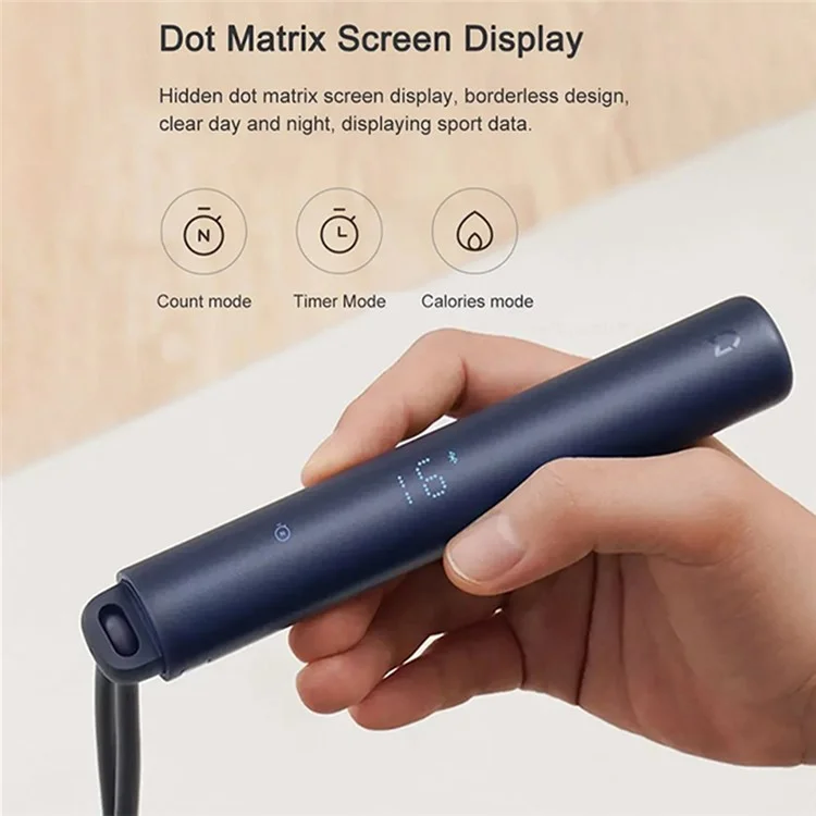 XIAOMI Mijia XMSR-P803 3m Digital Counter Smart Corda de Pular Perder Peso Ferramenta de Exercício - Vermelho Vinho