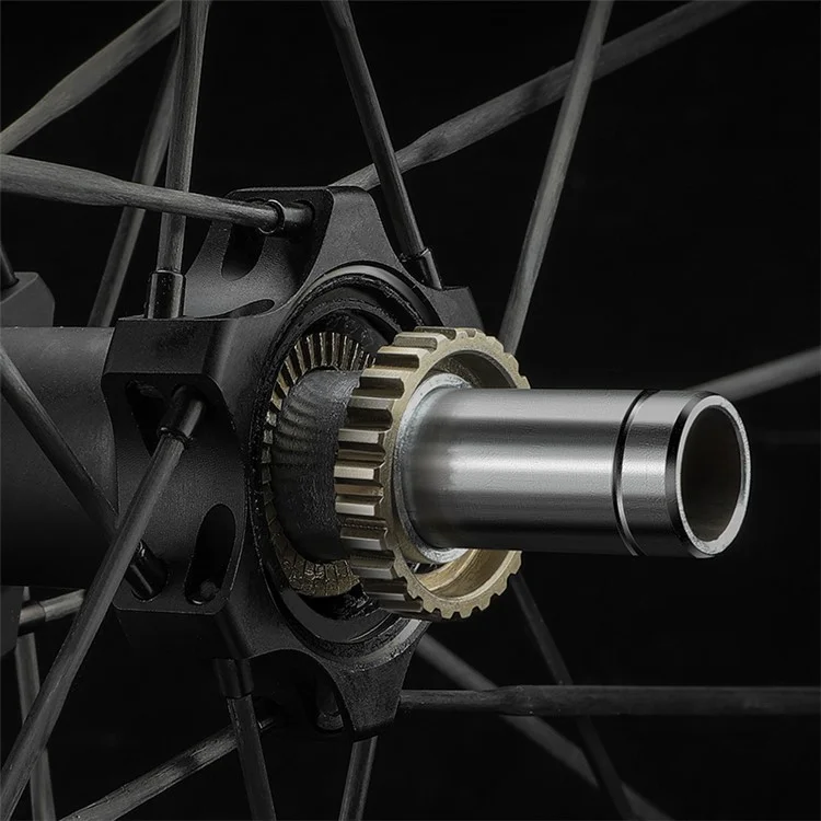 WEST BIKING YP1401038 / YP1401039 2PCS Ruedas de Bicicleta de Carretera de Fibra de Carbono 700C Juego de Ruedas Clincher - Freno de Disco