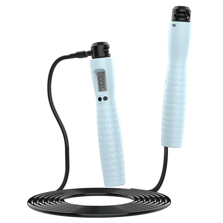 MY005 1.5m Adjustable Four Modes Intelligent Counting Jump Rope Fitness Tool - Black