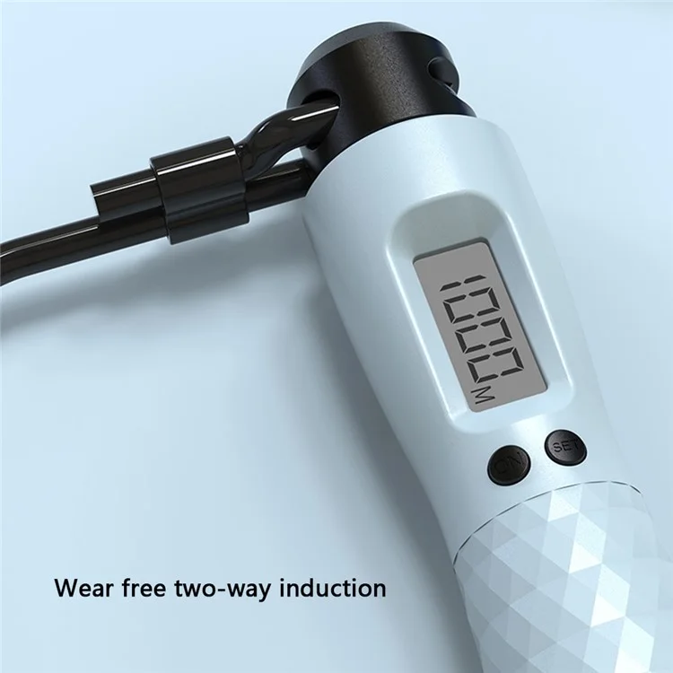 MY005 1.5m Adjustable Four Modes Intelligent Counting Jump Rope Fitness Tool - Black
