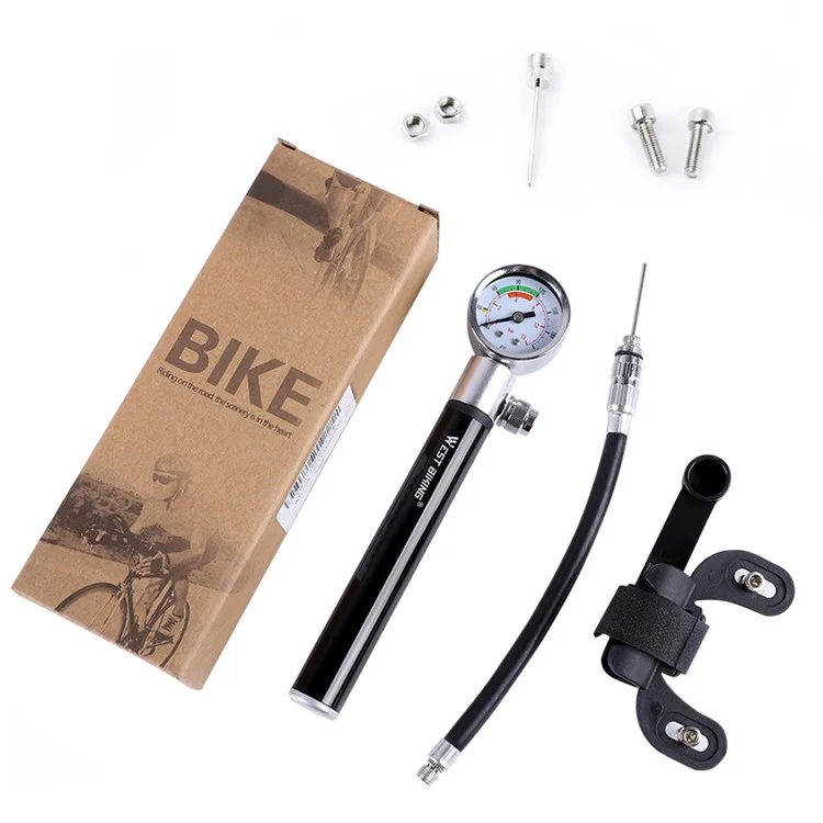 WEST BIKING120PSI Bicycle  Tyre Pump - Black