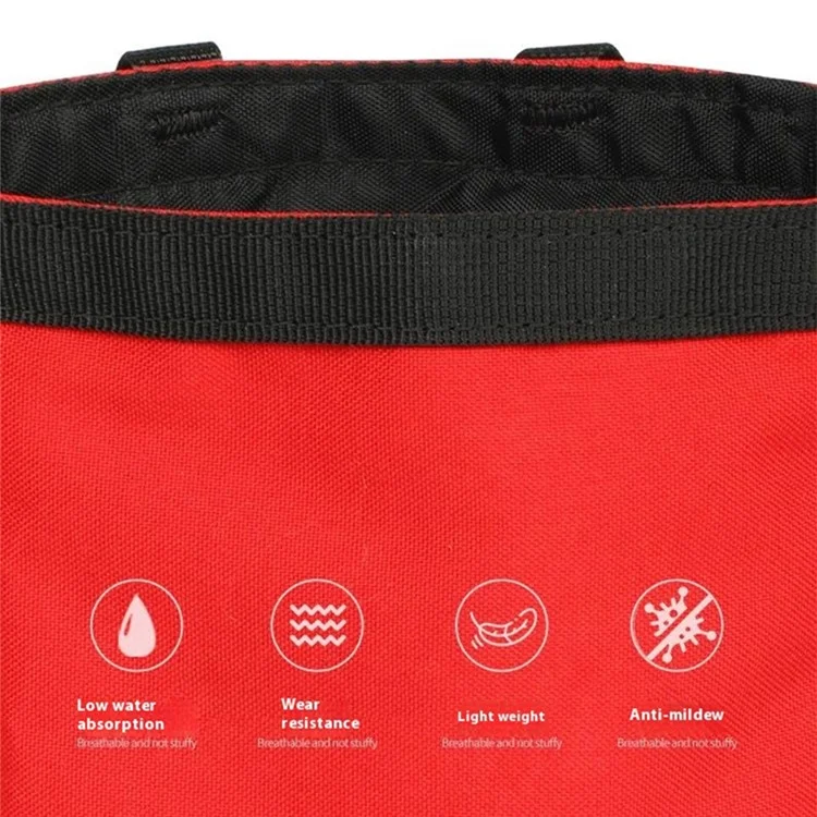 XINDA XD-BAG27 Outdoor Aerial Work Tool Waist Bag Nylon Pouch Toolkit Utility Organizer - Rot