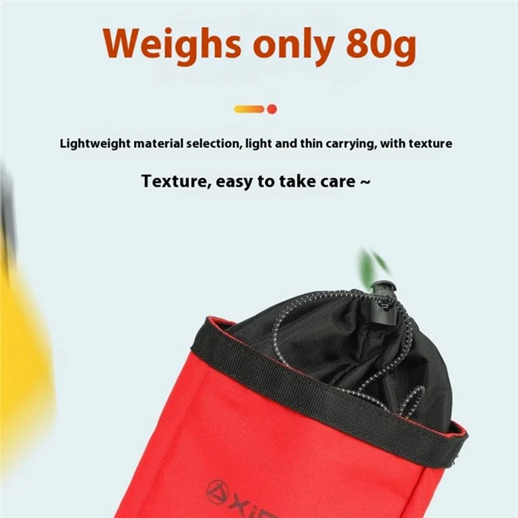 XINDA XD-BAG27 Outdoor Aerial Work Tool Waist Bag Nylon Pouch Toolkit Utility Organizer - Rot