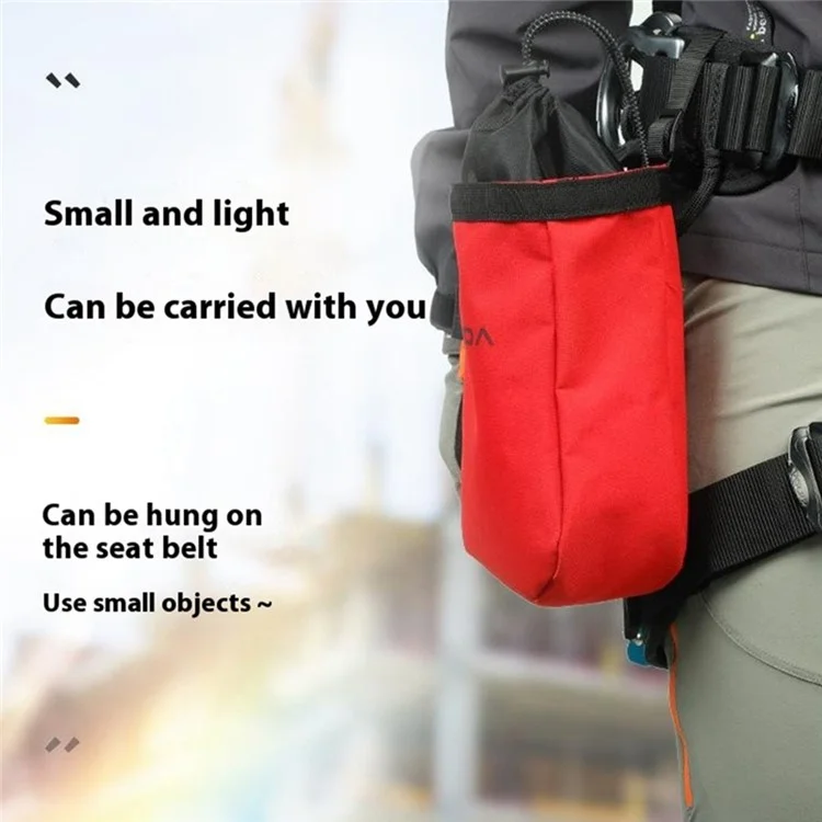 XINDA XD-BAG27 Outdoor Aerial Work Tool Waist Bag Nylon Pouch Toolkit Utility Organizer - Rot