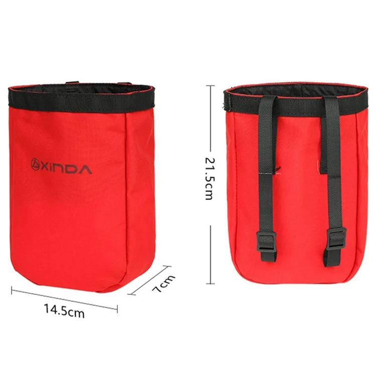 XINDA XD-BAG27 Outdoor Aerial Work Tool Waist Bag Nylon Pouch Toolkit Utility Organizer - Rot