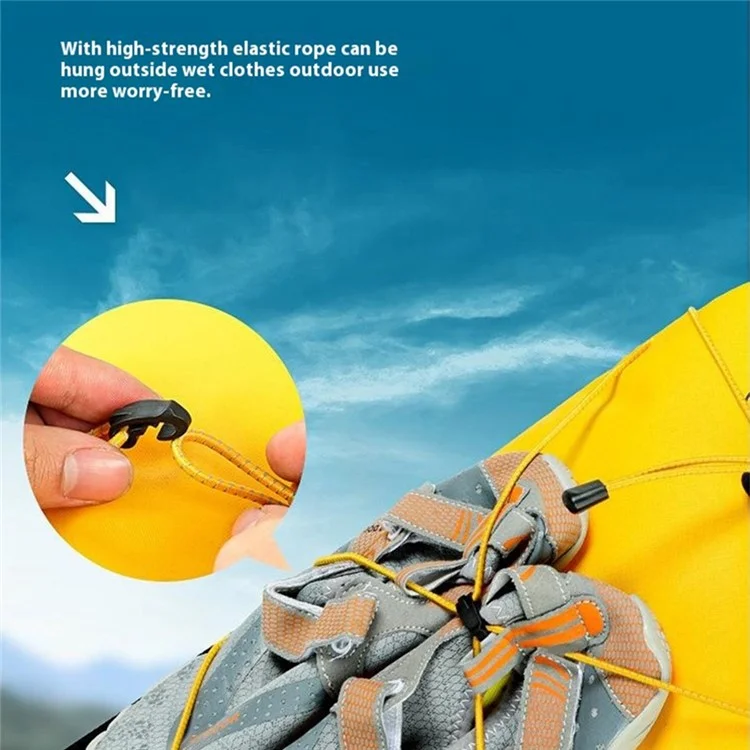 XINDA XD-BAG19 16L Zaino da Arrampicata Impermeabile TPU+Poliestere Borsa per Attrezzatura da Trekking - Giallo