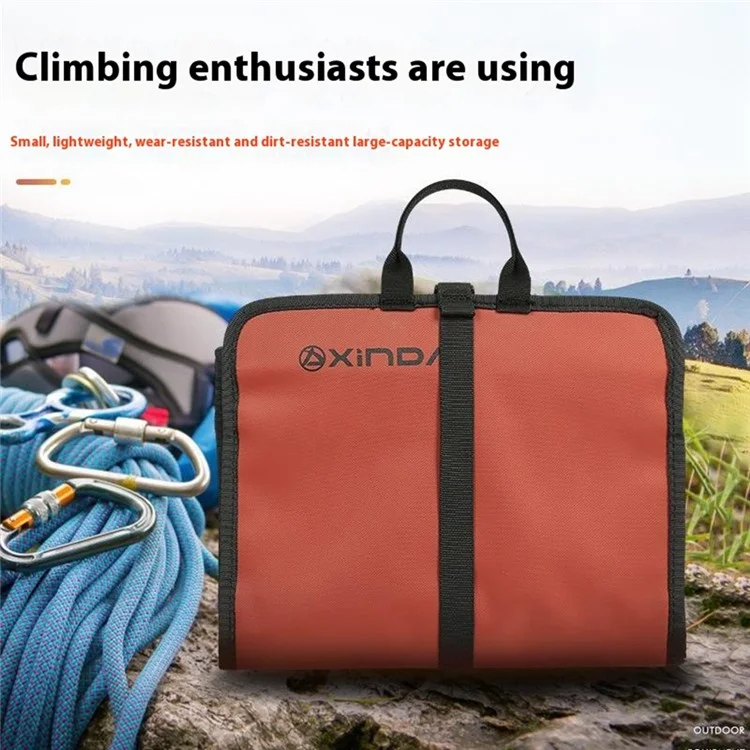 XINDA H-BAG07 Rock Climbing Gear Storage Bag Quickdraw Hanging Pouch für Karabiner, Kletterausrüstung
