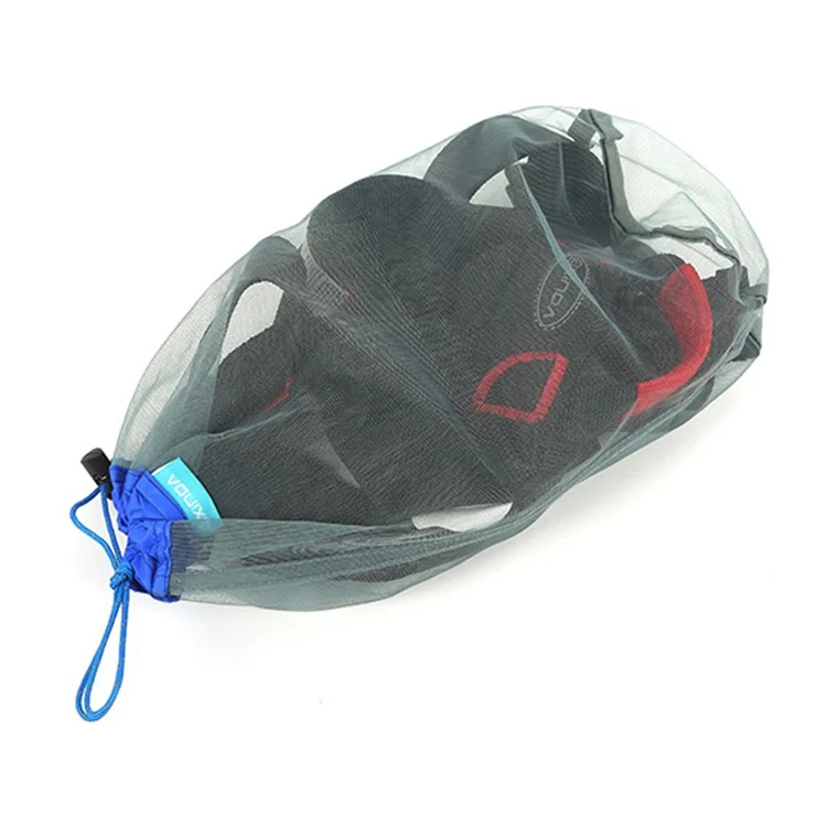 XINDA BFP1415 11x11x17cm Sports Equipment Mesh Storage Bag Beach Swim Organizer Pouch - Blue