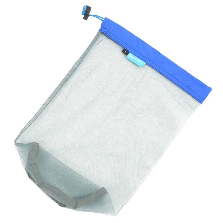 XINDA BFP1415 20x20x42cm Sports Equipment Mesh Storage Bag Beach Swim Organizer Pouch - Blue