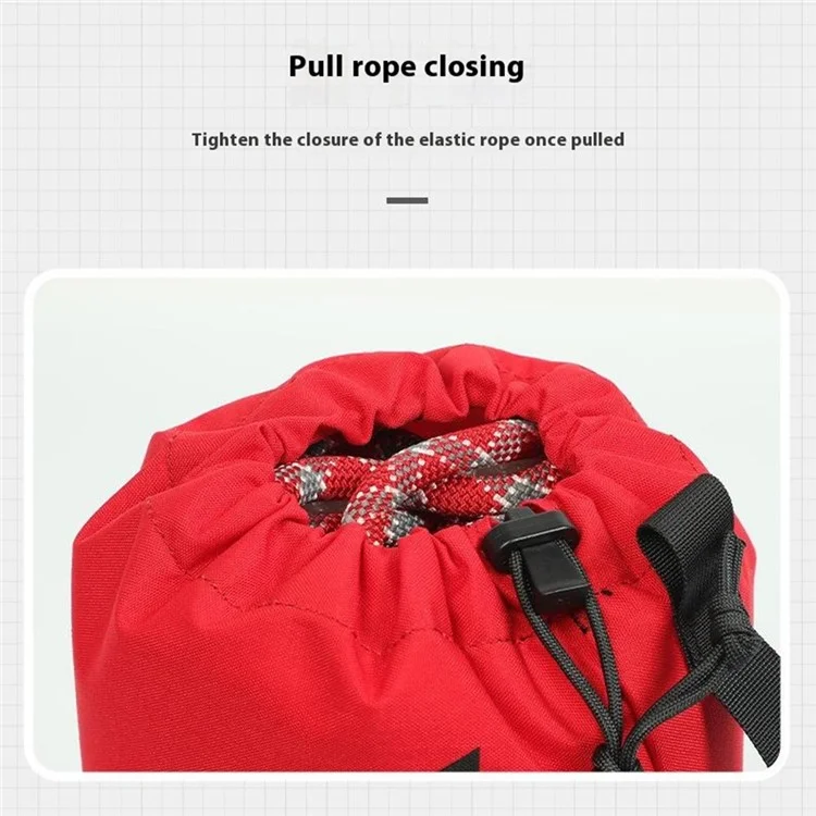 XINDA XD-BAG17 15L Sac de Rangement Manuel Pour la Corde D'escalade, Pochette D'organisateur D'outils D'alpinisme