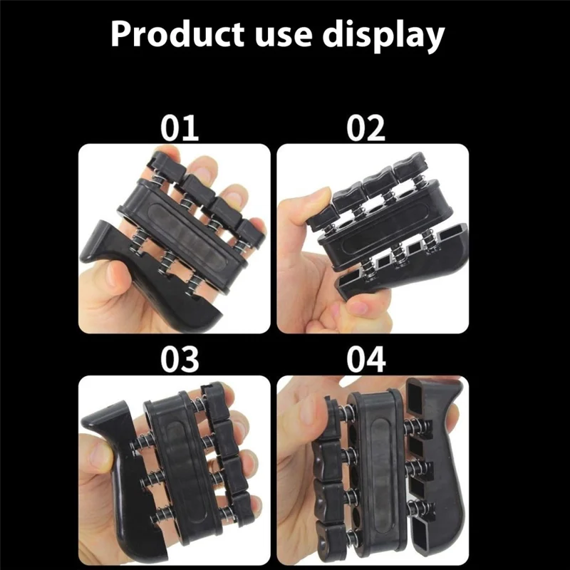 WOSWEIR FE0244 5Pcs / Set Adjustable Hand Grip Strengthener Exercise Kit for Strength Training - Blue