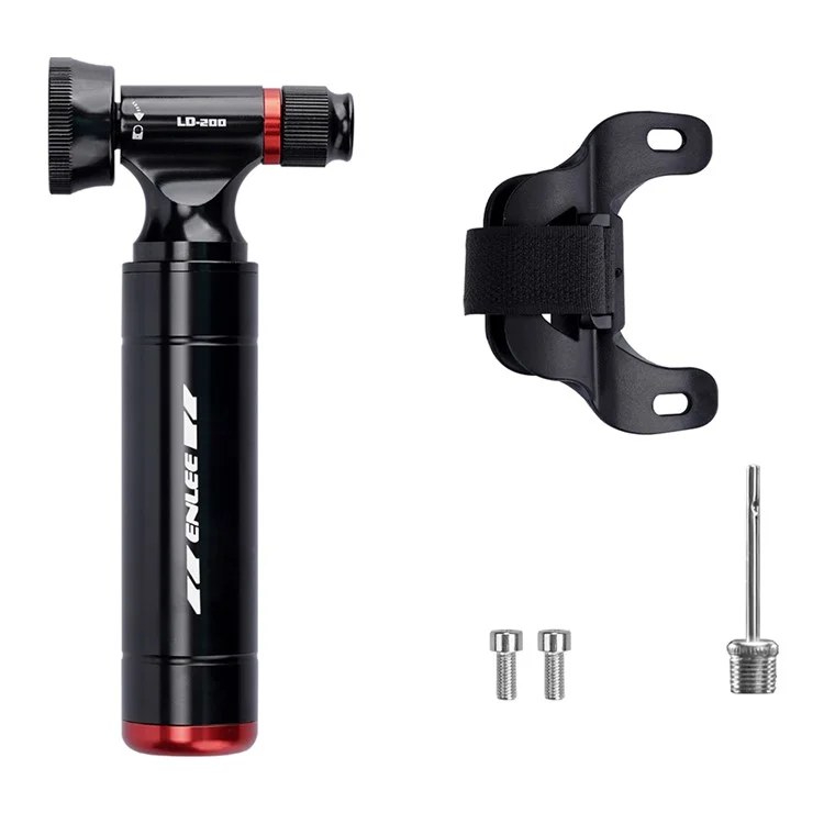 ENLEE LD-200 Fahrrad Mini CO2 Pumpe Patronen-Düse Aluminiumlegierung Fahrrad Schnell aufblasende Düse