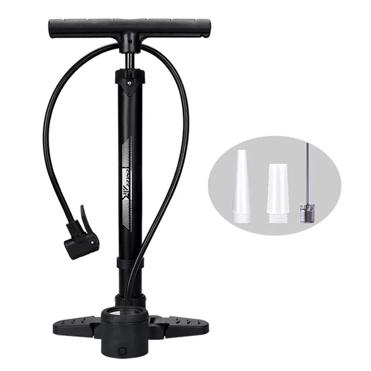ENLEE E22127 Fußpumpe 230 PSI Hochdruckfahrradpumpe mit Presta- und Schraderventil-Kompatibilität für Fahrrad, Basketball