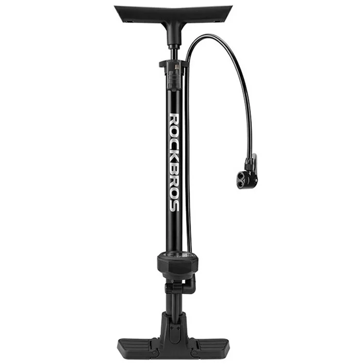ROCKBROS 42410004 / ZD-6132MB Pompa per Bicicletta 150 PSI Gonfiatore a Colonna ad Alta Pressione con Manometro per Biciclette da Montagna e Strada
