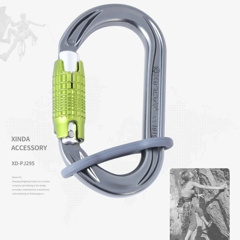 XINDA XD-PJ295 10Pcs Outdoor Rock Climbing Quick Draw Positioning Silicone Ring 8-Shape Rubber Sleeve - Green