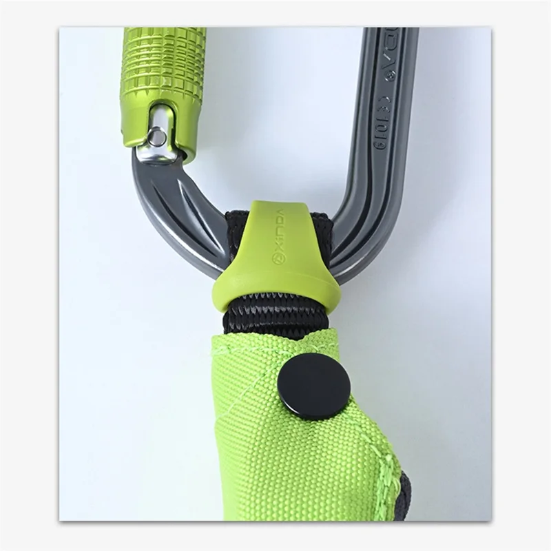 XINDA XD-PJ295 10 Peças Anel de Posicionamento em Silicone para Escalada em Rocha, Passador de Escalada com Anel de Borracha Antiderrapante - Verde