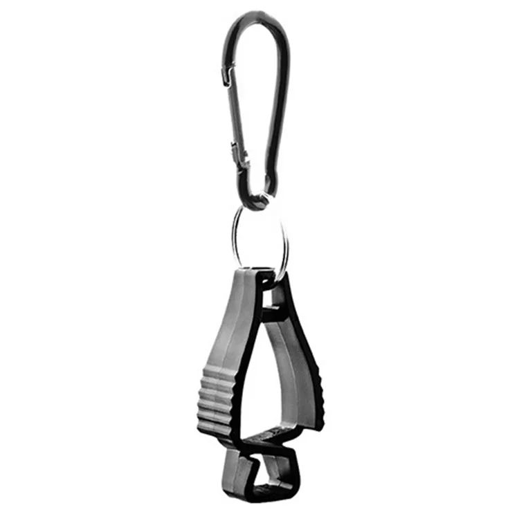 Clip para guantes de trabajo de seguridad LUCKSTONE STJ-001-BK Clip para cinturón de trabajo al aire libre para gafas, gorros, cascos, toallas y herramientas