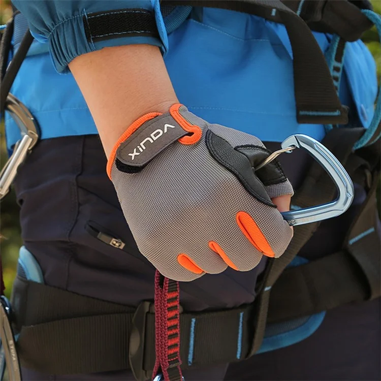 XINDA H-ST04 1 Pair Sports Protective Gloves Half Finger Gloves Breathable Anti-slip Training Gloves for Cycling Hiking Climbing Outdoor Sports - L