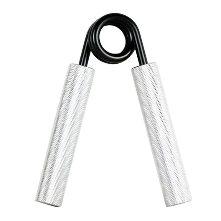 100LB-350LB A-Type Grip Strength Trainer Metal Hand Grip Strengthener Forearm Exerciser Fitness Equipment - Silver / 200LB