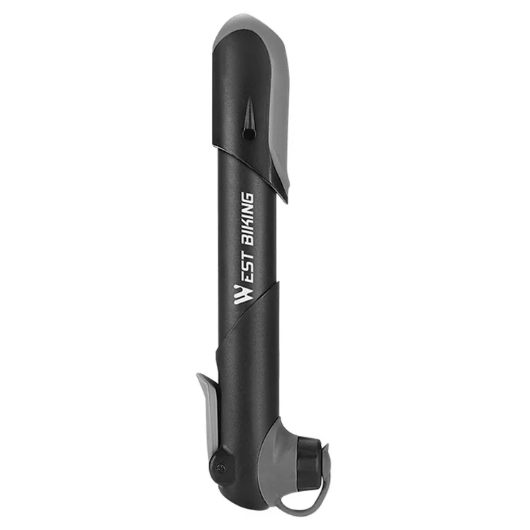 WEST BIKING YP0711156 Portable 100PSI High Pressure Hand Pump Mini Lightweight Tire Inflator Pump for Cycling