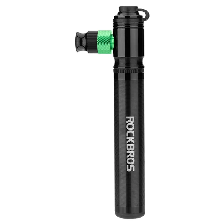 ROCKBROS 42320001001 Портативный велосипедный насос 110 фунтов на квадратный дюйм Высокое давление Быстрое наполнение воздуха с соплом AV / FV