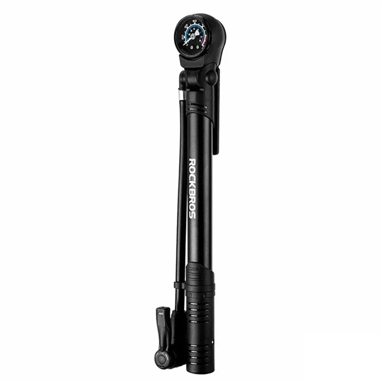 ROCKBROS 42310006001 Bomba de Bicicleta com Manômetro de PSI 120PSI Portátil Inflador de Ar de Bicicleta FV / AV
