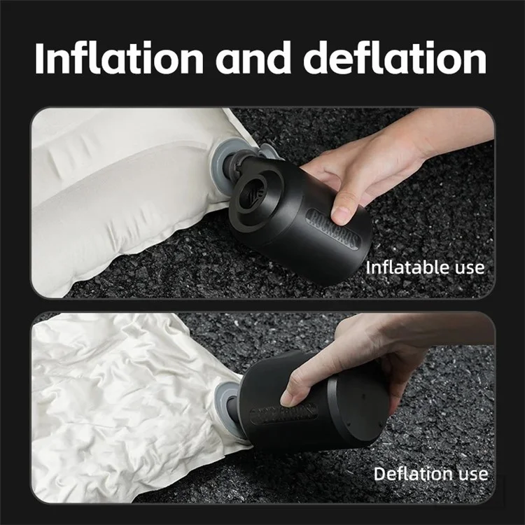 ROCKBROS D2 Electric Air Pump Portable Air Compressor 2600mAh Inflator for Air Mattress Couch Air Bed