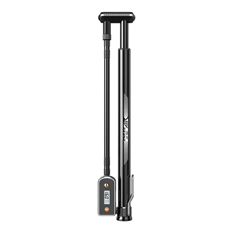 ENLEE ED702 Bike Pump with Pressure Gauge 160PSI Bicycle Floor Pump with Presta Schrader Valves
