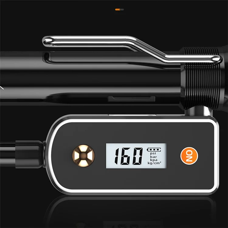 ENLEE ED702 Bike Pump with Pressure Gauge 160PSI Bicycle Floor Pump with Presta Schrader Valves