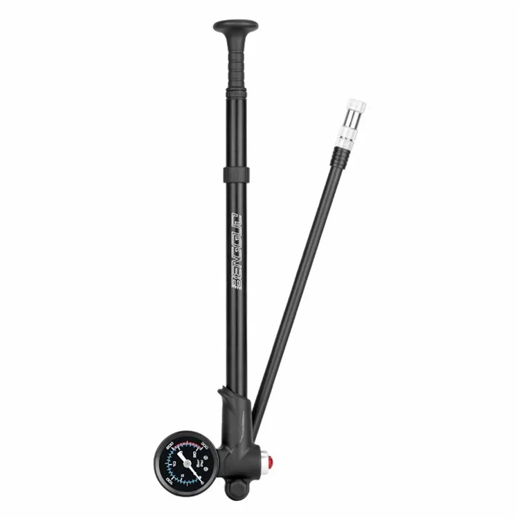 BENGGUO BG-1613 Pompa d'Aria per Biciclette Portatile Gonfiatore per Pneumatici da Bici - Nero