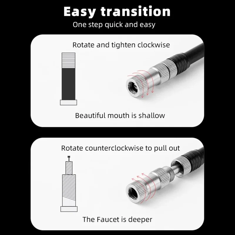 BENGGUO BG-1613 Bicycle Air Pump Portable Bike Tire Inflator - Silver