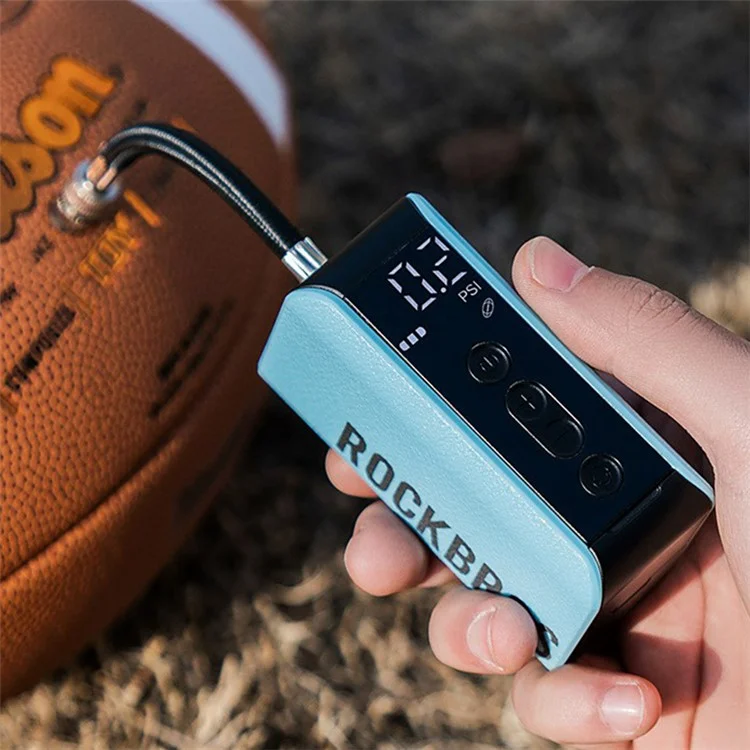 ROCKBROS 42520006001 Portable Digital Display Basketball Football Inflator Wireless Electric Air Pump