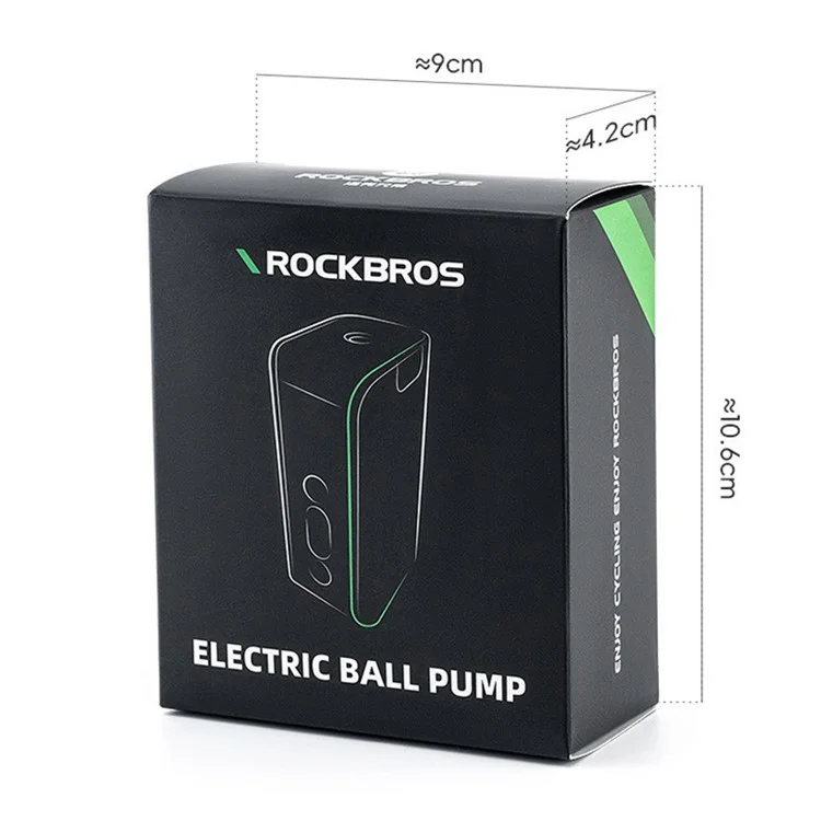 ROCKBROS 42520006001 Portable Digital Display Basketball Football Inflator Wireless Electric Air Pump